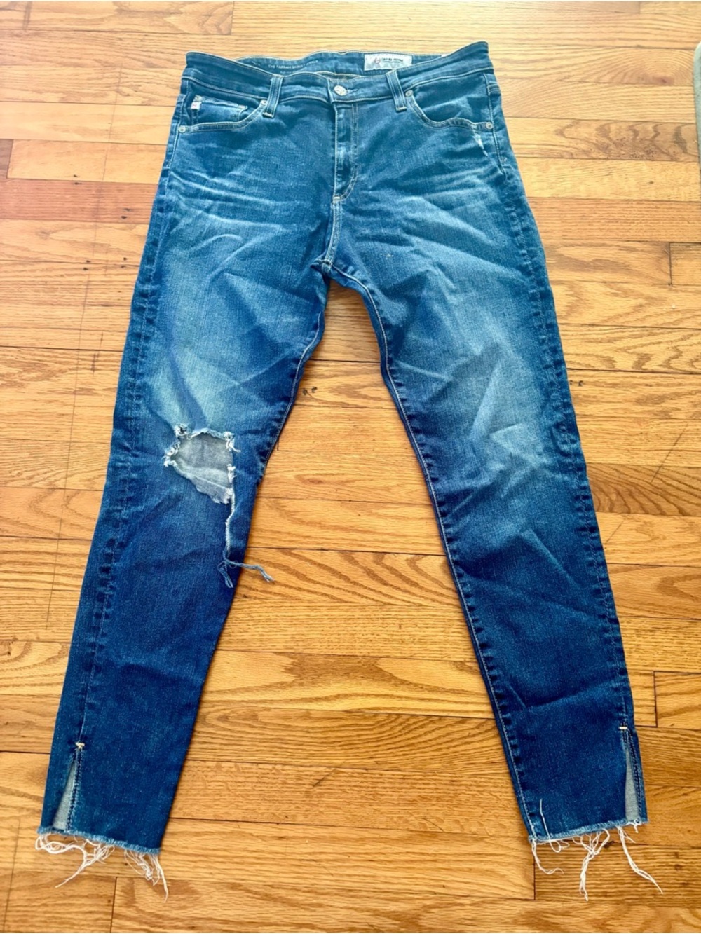 AG Adriano Goldschmied Dark Blue Skinny Jeans